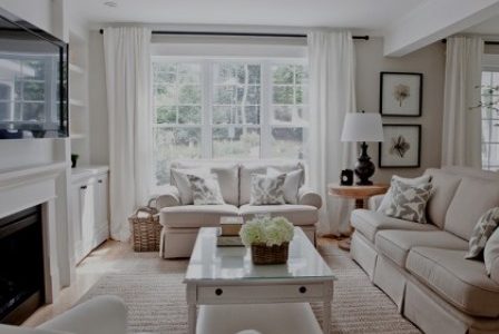 Decoração de sala de estar.