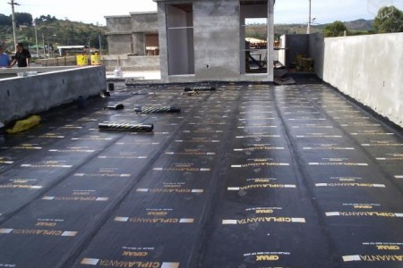 Infiltrações em terraços – Tela asfáltica.