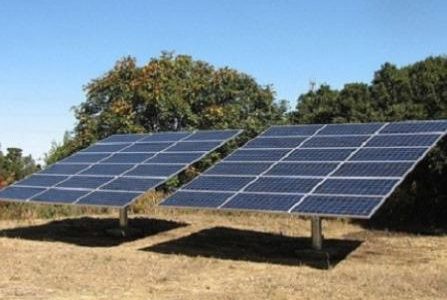 Painéis solares.