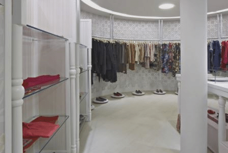 Remodelação de espaço comercial.