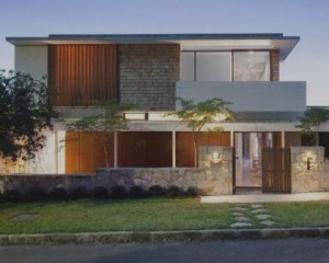 Construção de casas modernas