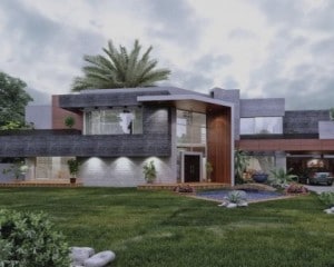 Construções de moradias de luxo