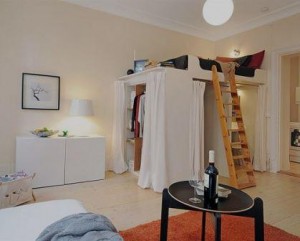 Decoração de interiores de casas quarto