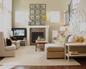 Decoração de sala de estar
