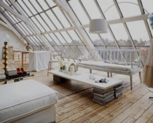 Design de interiores ambiente bem iluminado