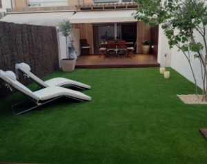 Pavimento exterior relvado